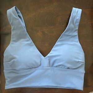 Lulu lemon align v-neck bra c/d cup oasis blue
